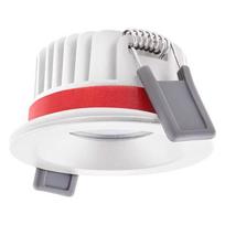 4/6/8W LED įleidžiamas šviestuvas, baltas, 3000K, IP65, dimeriuojamas, atsparus ugniai iki 90min.