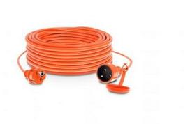 Tvirtas 30m prailgintuvas 3x1mm², oranžinis, Ip44