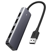 USB šakotuvas UGREEN 4in1 Hub USB 4x USB 3.0 + Micro USB
