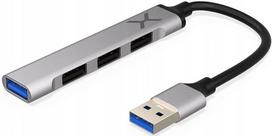 Hub Krux Force10: 4xusb 3.1/2.0, kompaktiškas, lengvas, Plug & Play