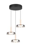 Trio Celeste Led pakabinamas šviestuvas, 3x7,5w, 3000k, juodas