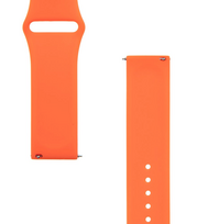 Išmaniojo laikrodžio Xiaomi Mi silikoninis dirželis, Oranžinės spalvos, 22mm