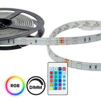 Eko-Light LED juostos rinkinys, RGB, 5 m, IP65, su valdikliu ir pultu, EKZ2291, įvairiaspalvė