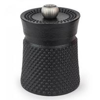 Peugeot Bali druskos ir pipirų malūnėlių rinkinys su padėklu, 8cm, juodas