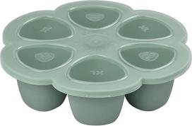 BEABA SILIKONINIS KŪDIKIO MAISTO KONTEINERIS MULTIPORTIONS XL 6X150 ML SAGE Žalias