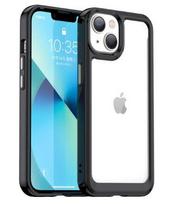 iLike „Hurtel Outer Space Case“ – kietas iPhone 14 dėklas su gelio rėmeliu ir juodas