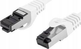 Lanberg Patchcord Cat 8.1 S/ftp 1m Baltas Rj45 Mėlyna