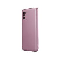 iLike TelForceone Metallic dėklas skirtas Samsung Galaxy A13 5G / A04S, rožinis