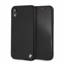 BMW Dėklas hardcase BMHCI61PEBOBK iPhone Xr juoda Signature Perforated