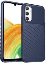 iLike Hurtel Thunder dėklas skirtas Samsung Galaxy A34 5G, mėlynas