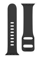 Tactical Išmaniojo laikrodžio Apple Watch silikoninis dirželis, Juodos spalvos, 38/40/41mm