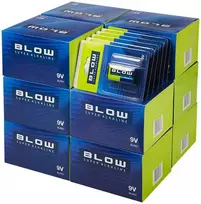 Bateria BLOW SUPER ALKALINE 9V 6LR61 blister 120szt