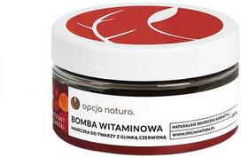 Fancy Handy Opcja Natura Vitamin Bomb veido kaukė su raudonuoju moliu 100 ml