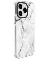 Dėklas Evelatus iPhone 15 Pro Max PC+TPU ar MagSafe pielāgotu marmora baltu druku