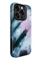 Dėklas Evelatus Armor lieta iPhone 15 Pro Max TPU + PC divu slāņu pielāgots mėlynas rozā prints triecienizturīga izturīga aizsardzība