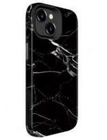 Dėklas Evelatus iPhone 15 Plus Armor Case TPU + PC Printed Design Marble Juodas