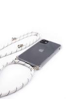 Dėklas Evelatus Samsung A50s Case with rope Baltas Stripes Transparent