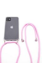 Dėklas Evelatus Samsung A40s Case with rope Rožinė Transparent