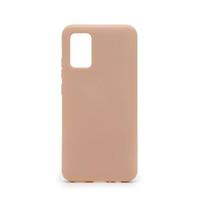 Evelatus Samsung Galaxy A02s Nano Silikoninis dėklas Soft Touch TPU rusvai gelsvas