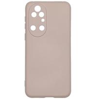 Evelatus Huawei P50 Nano Silikoninis dėklas Soft Touch TPU rusvai gelsvas