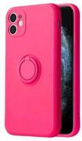 Dėklas „iLike Xiaomi“ silikoninis žiedinis galinis dangtelis „Redmi 9C / 10A“ rožinis POK048198