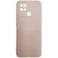 Evelatus Xiaomi Redmi 10C / C40 Nano Silikoninis dėklas Soft Touch TPU rusvai gelsvas