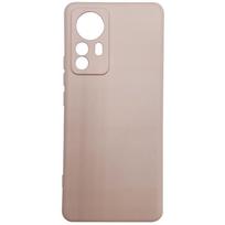 Evelatus Xiaomi 12/12X Nano Silikoninis dėklas Soft Touch TPU rusvai gelsvas