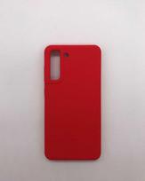 Evelatus Samsung Galaxy S21 FE Premium Soft Touch Silikoninis dėklas Chinese red