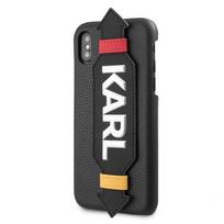 Dėklas Karl Lagerfeld Apple iPhone X/XS PU Case With Strap Juodas