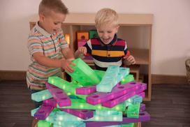 TTS Stack and Build Glow Blocks 9pk