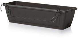 Plastikinis lovelis Respana EasyCare, juodos sp., 59,3 x 19 x 14 cm