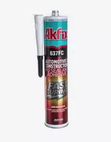 Greito stingimo statybinis sandariklis ir klijai AKFIX 637FC PU, juodos sp., 310 ml