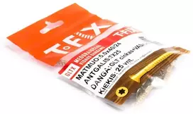 Medsraigčiai TORX, geltonai cinkuoti 5,0x120/60, 6 vnt.