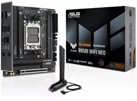 pagrindinė plokštė Asus ASUS TUF GAMING B850I WIFI NEO (AMD,AM5,DDR5,ATX)