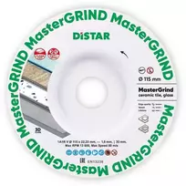 Distar 115 mm MasterGRIND deimantinis diskas stiklo, akmens masės, porcelianinių plytelių pjovimui ir šlifavimui