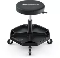 Mechaniko kėdė juoda ir raudona