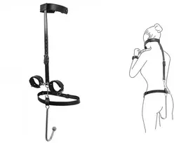 Analinis kabliukas su antrankiais ir burnos kamuoliuku Bondage Hook Set