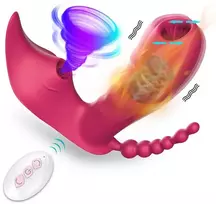 Moteriškas vibratorius su nuotolinio valdymo pulteliu