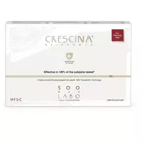 Set, Labo, Crescina, Transdermic HFSC 500, For Growth Stimulation, Ampoules Treatment Serum, For Scalp, For Men, 5 pcs, 3.5 ml