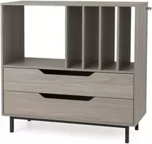 Stovas plokštelių grotuvui 91 x 36 x 87 cm