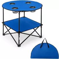 Pikniko stalas mėlynas