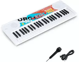 Vaikiškas pianinas Juodas/baltas