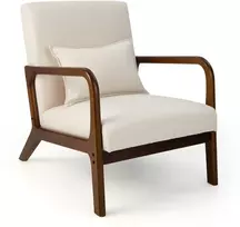Fotelis smėlio/pilkos spalvos