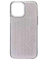 Dėklas iLike Apple iPhone 14 Silicone case Shine Transparent Juodas