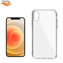 Pferd TakeMe Clear serijos skaidrus 2 mm plono galinio dangtelio dėklas, skirtas Apple iPhone 12 Pro Max