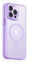 Dėklas Evelatus Apple iPhone 14 Pro Max Hybird Case Whith Magsafe and Camera Protection PC+TPU Violetinė
