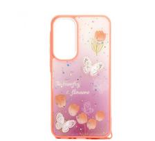 Dėklas iLike galinis dangtelis Samsung Galaxy A35 EPOXY CARTOON COVER Light Rožinė ILISAMA35ECCLP