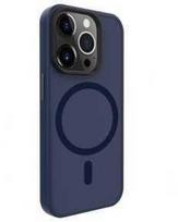 Dėklas Evelatus Apple iPhone 15 Pro Hybird Case With Magsafe and Camera Protection PC+TPU Dark Mėlyna