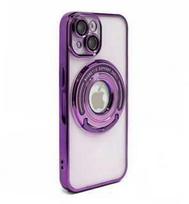 Dėklas iLike Apple iPhone 14 IH MAGSAFE HIDDEN STAND COVER Violetinė
