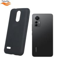 Pferd TakeMe Matte Soft TPU itin plonas galinio dangtelio dėklas, skirtas Xiaomi 12 Lite 5G Juodas